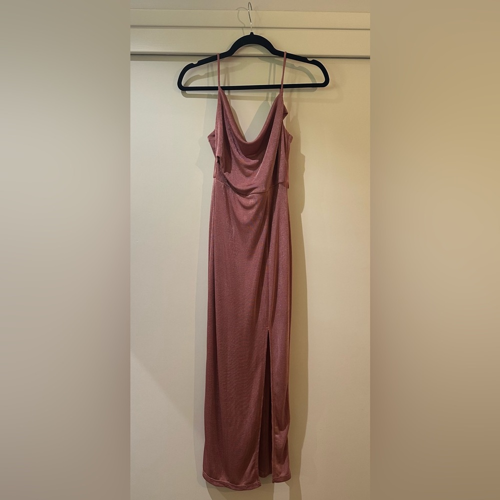 Hello Molly Dusty Pink Midi Dress - Picture 2 of 9